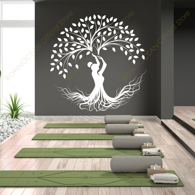 Interior Design Studio - Design creativo Yoga Albero Adesivo da