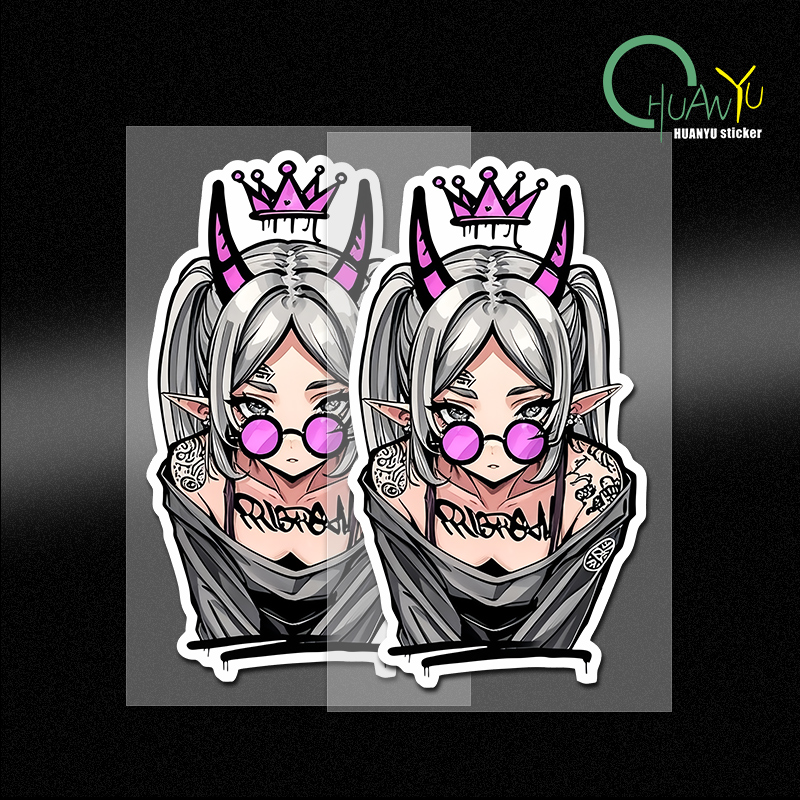 Interior Design Studio - Adesivi murali alla moda Frieren Graffiti