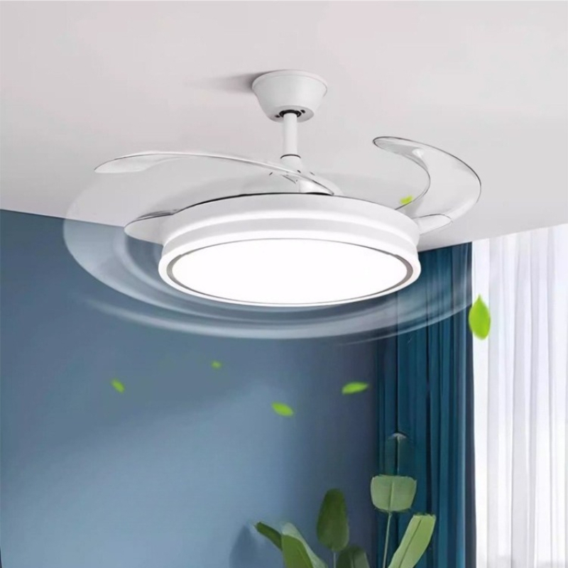 Interior Design Minimalist - Ventilatore da Soffitto con Luci in
