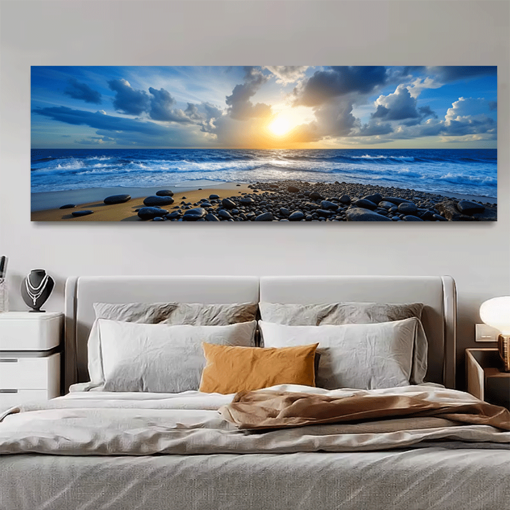 Interior Design Studio - 1PC-Poster su tela senza cornice, tramonto
