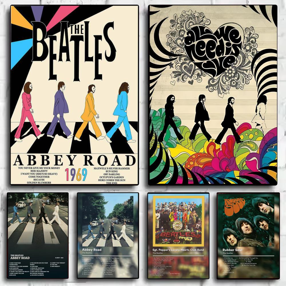 Interior Design Minimalist - Poster della band pop T-The Beatles,