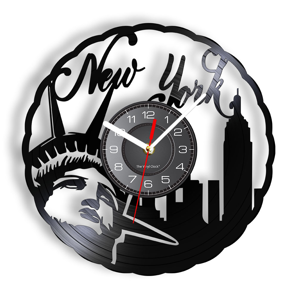 Orologio da Parete in Vinile V - Interior Design Nyc recensione e prezzo
