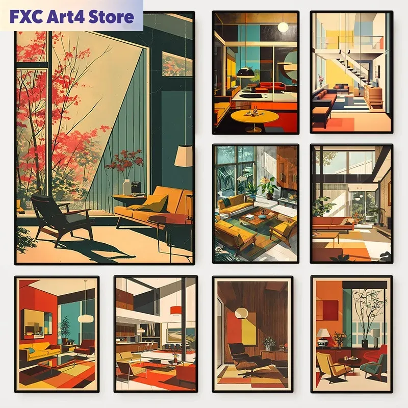 Poster Architettonico Vintage  - Interior Design Studio recensione e prezzo