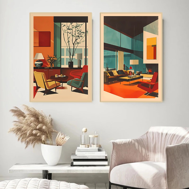 Poster Architettonico Vintage  - Interior Design Studio recensione e prezzo