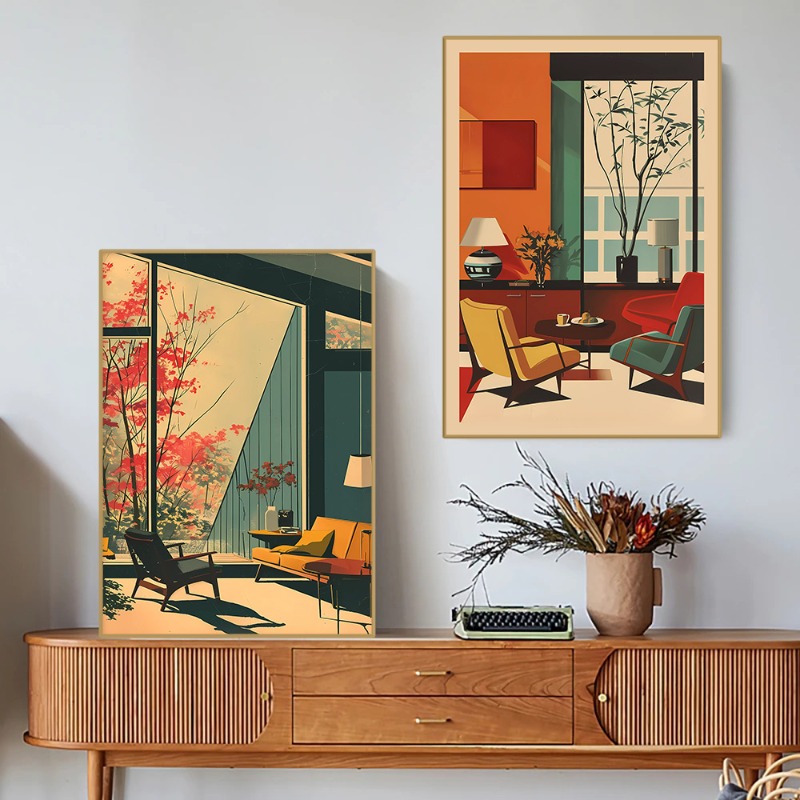 Poster Architettonico Vintage  - Interior Design Studio recensione e prezzo