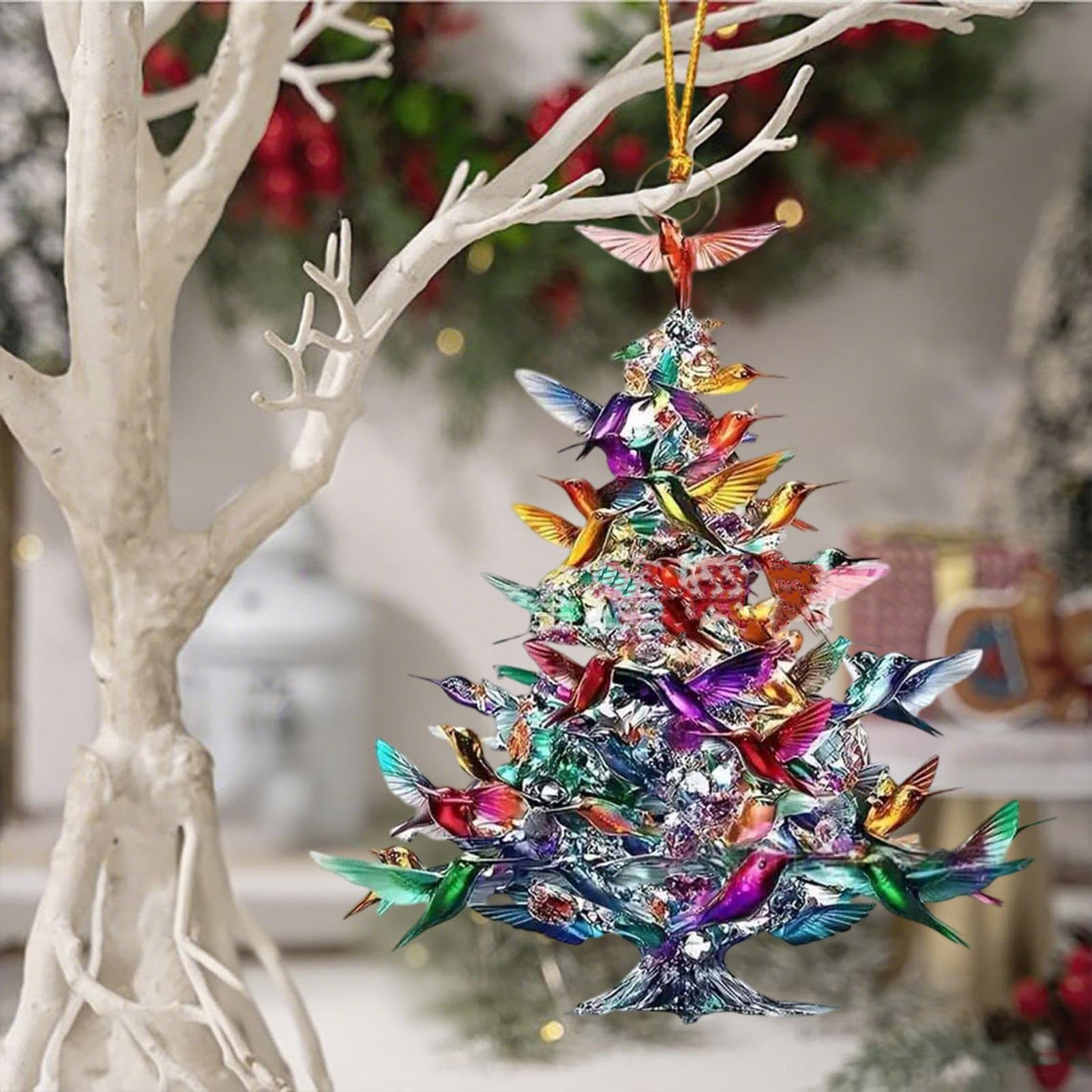Ornamenti per uccelli in acril - Interior Design Xmas recensione e prezzo