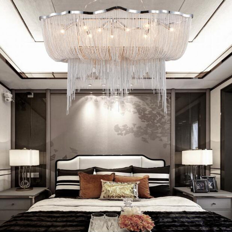 Lampadario moderno a catena in - Engineering And Interior Design recensione e prezzo