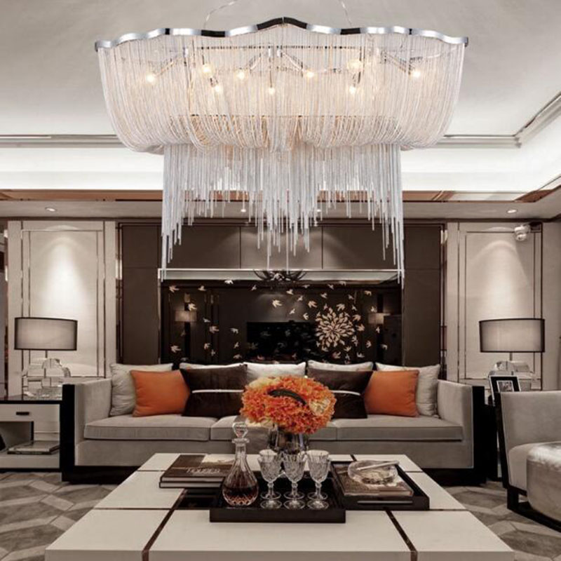 Lampadario moderno a catena in - Engineering And Interior Design recensione e prezzo