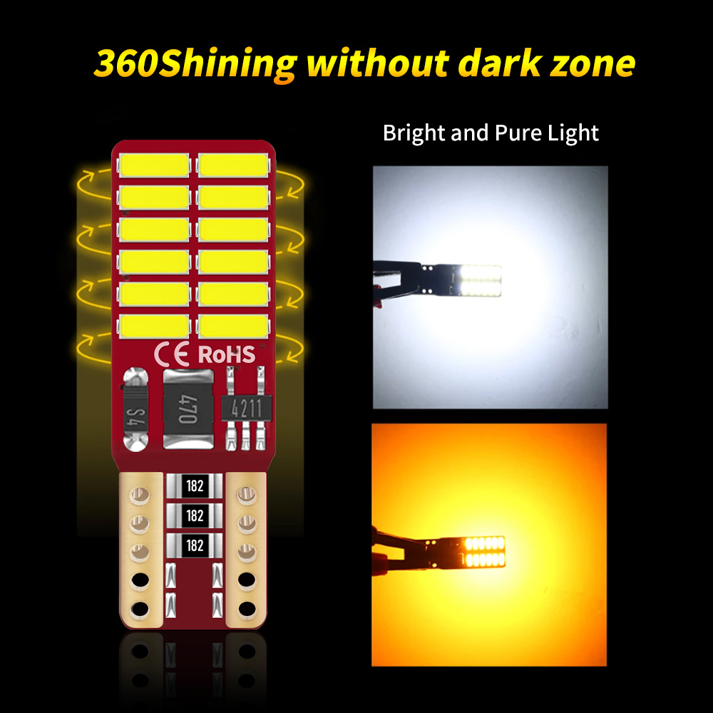 2-10 pz W5W LED T10 Led Canbus - Interior Design Icon recensione e prezzo