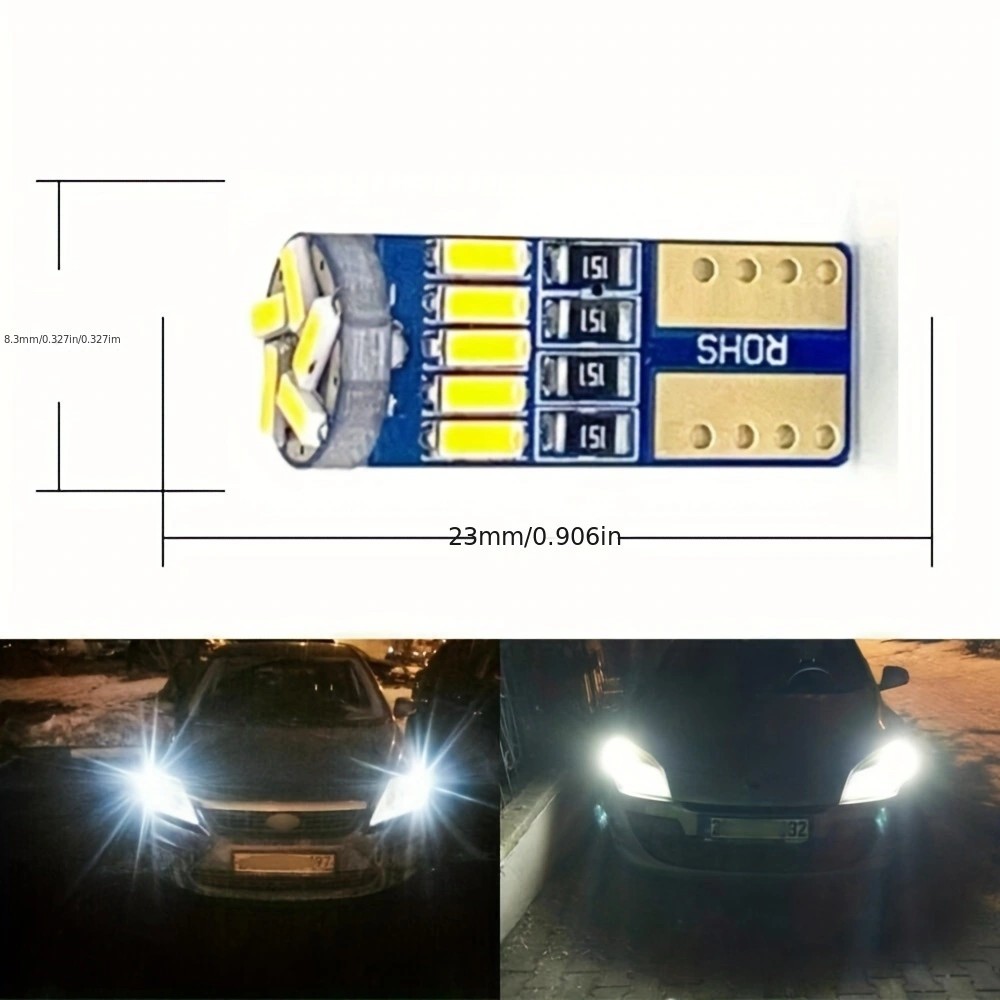 10 pz. Luci LED Auto T10 4014  - Interior Design Icon recensione e prezzo